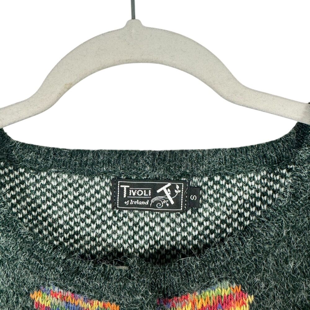 Tivoli of Ireland Western Aztec Cardigan Sweater Angora Blend Western Womens Sm - Picture 4 of 7